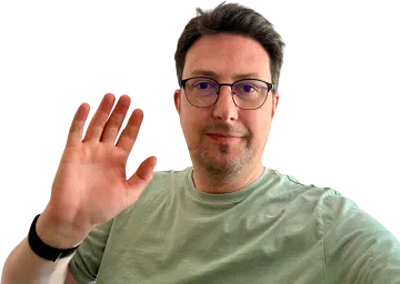 Axel Segebrecht waving hello